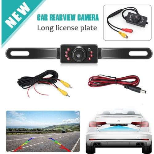 HD Night Vision License Plate Frame Reversing Camera Waterproof IP69 Car Rear View Camera