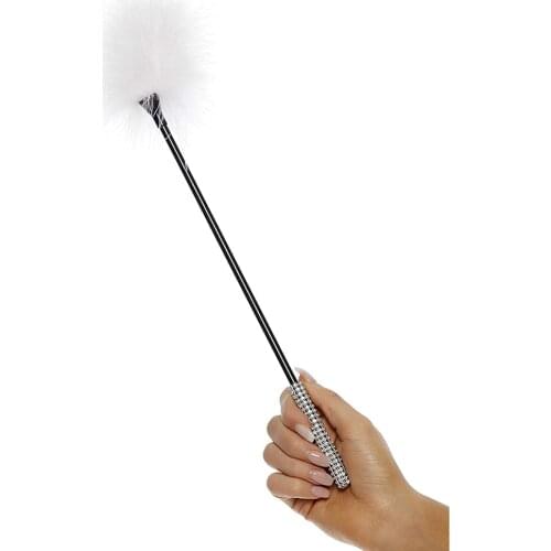 19.6 inch Riding Crop Jump Equestrian Horse Whip with Feather