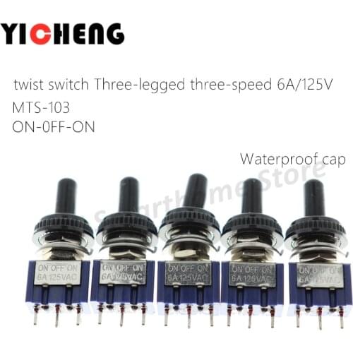 5Pcs spdt push button dpdt toggle switch rocker toggle switch Waterproof cap push button push button switch