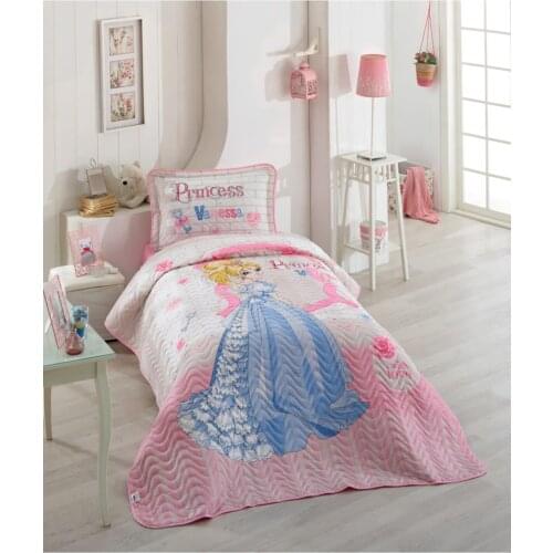 100 cotton natural quilted bedding bed cover set male girl child duvet cover set single mTek Pesonality Bed Cover Kit vanessa