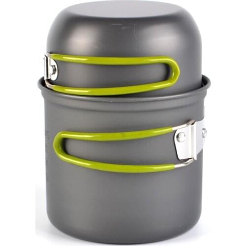 Ultralight Camping Cookware Utensils Outdoor Tableware Set Hiking Picnic Backpacking Camping Tableware Pot Pan 1-2persons