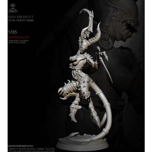 H50mm Resin model kits DIY figure self-assembled TD-2730