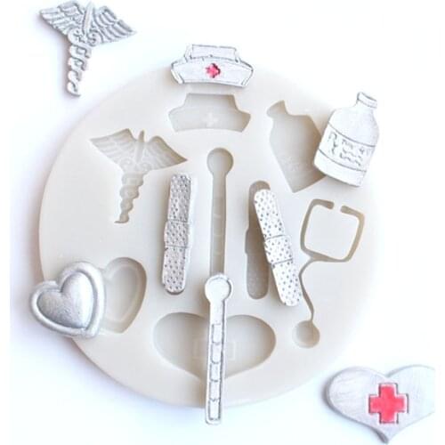 New DIY Mini Edition Medicine Box Series Silicone Mold, Gypsum, Clay, Resin Decoration Accessories Tools Baking Tools