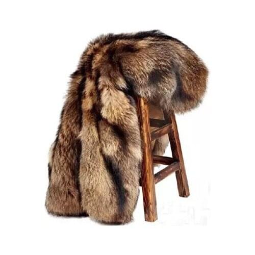 Faux fur blanket Imitation raccoon hair throw 150x200cm