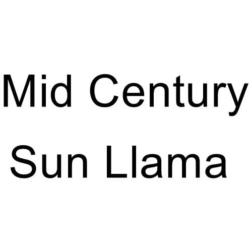Mid Century Sun Llama Separate purchase link