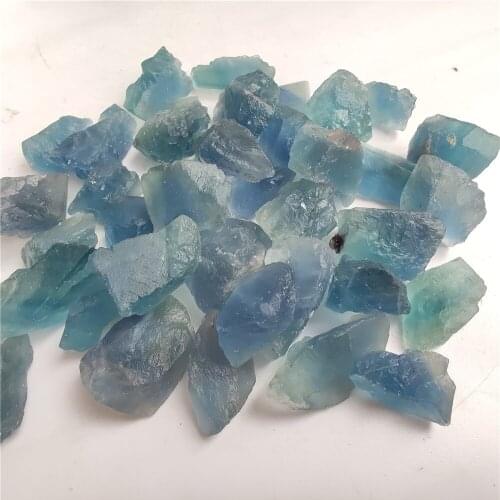 100g Natural Raw Blue Fluorite Stone Mineral Energy Stone for Jewelry Green Fluorite Treatment Stone Beautiful Mineral Specimen