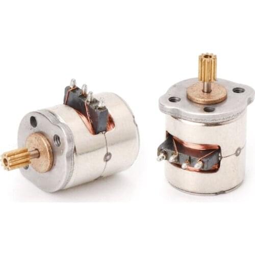 10Pcs 3V 2 Phase 4 Wire Dia.8mm Stepper Motor Micro For Digital Products Camera C90D