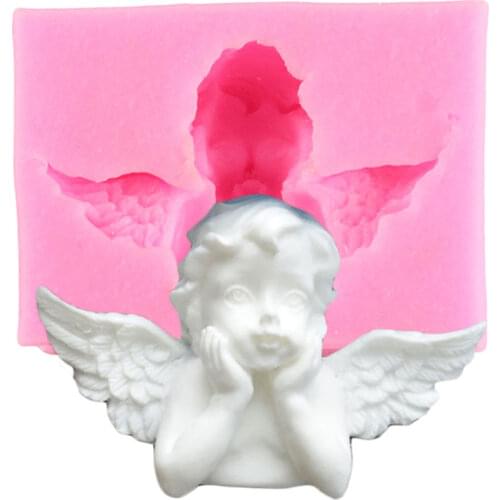 Sugarcraft Angel Frame Silicone Mold Fondant Molds Cake Decorating Tools Soap Resin Clay Candy Chocolate Gumpaste Moulds