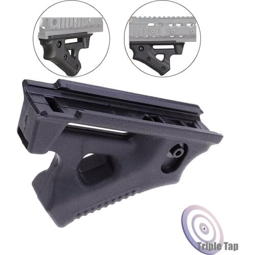 Tactical Angled Front Grip For Airsoft BB AirGun1913 Rail Polymer Hand Grip For 20mm Picatinny Rail Fore Grip Paintball Airsoft