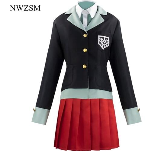 Anime Danganronpa Cosplay Yumeno Himiko Uniform Woman Dress Costume