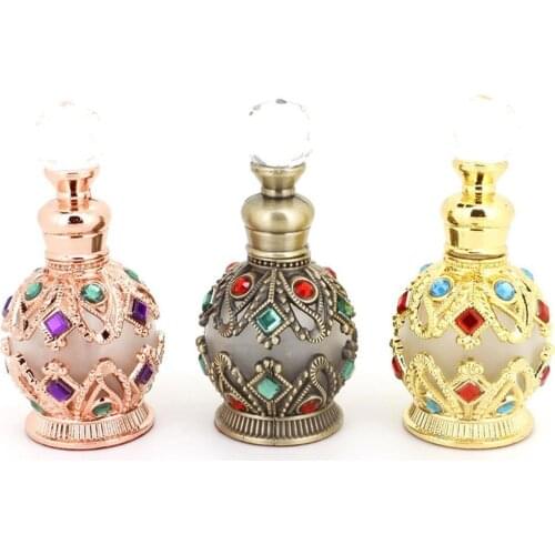 15ml Vintage Aromatherapy Essential Oil Perfume Empty Bottle Container Gift