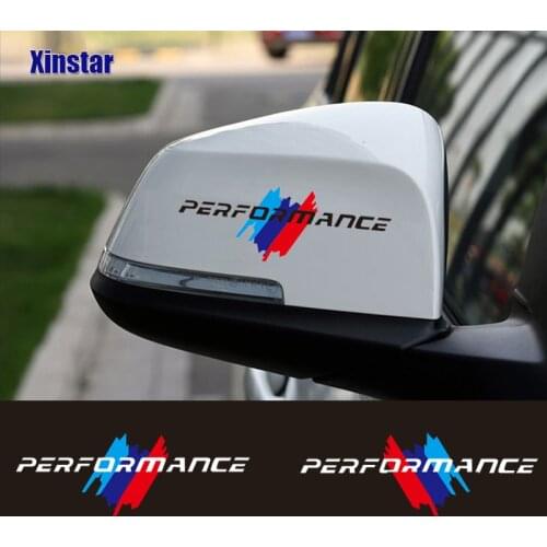 2pcs KK M performance car rear decoration sticker for bmw E39 E46 E53 E60 E61 E64 E70 E71 E85 E87 E90 E83 F10 F20 F21 F30 F35