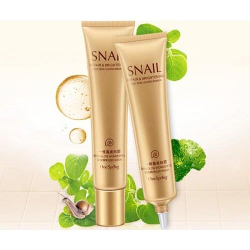 20g Snail Whitening Face Cream Anti-Wrinkle Anti-Aging Moisturizing Hydrating Skin-friendly Natural Skin Care TSLM2