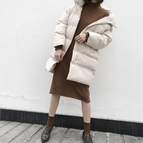 2019 Women Winter Outerwear Coats Female Long Casual Warm Down puffer jacket Parka