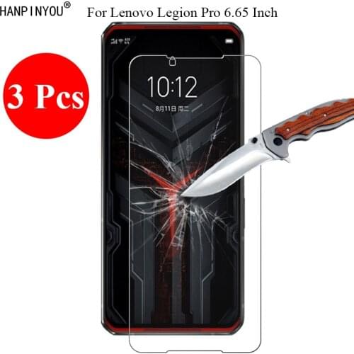 3 Pcs/Lot New 9H 2.5D Tempered Glass Screen Protector For Lenovo Legion 2 Pro Protective Film + Clean Tools