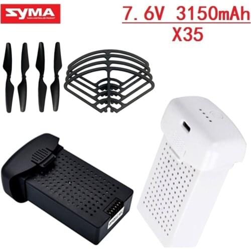 7.6V 3150mAh LIPO Battery/ Propeller for X35 K777 RC Quadcopter Spare Parts 7.6V Replaceable Lithium Battery for X35 Drone