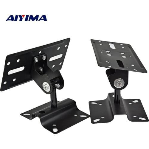 AIYIMA 2 Pair HIFI Speaker Stand Wall Mounted Audio Bracket Hook Speakers Hanger Repair Parts Accessories DIY For Home Theater