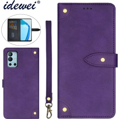 Applicable to OnePlus 9R mobile phone case fold bracket function protection leather case phone case funda capa co