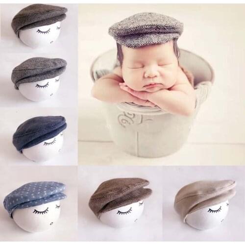 Baby Photography Props Newborn Photo Hat Infant Boys Hat For Take Photo Props