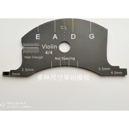 Violin viola cello bridges multifunctional mold template, bridges repair reference tool, violin parts