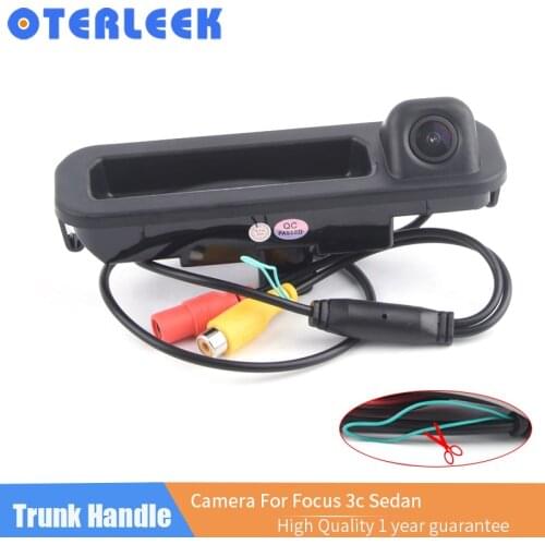 150 Degree Rear View Camera Trunk Handle Rear View Camera For Car For Ford Focus 2 3 2012 2013 Waterproof Reverse Camera