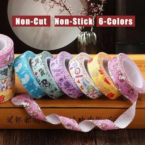Ohello Guzheng Nail Tape Breathable Comfortable Children Colorful Cartoon Playing Silk Non-Cutting Adult Pipa Finger Nails Picks