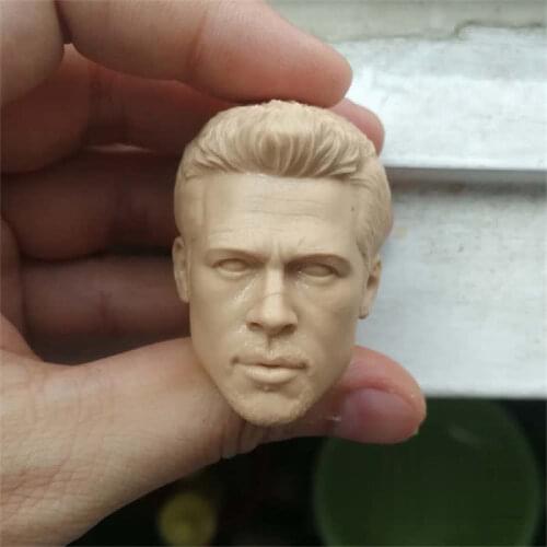 Unpainted 1/6 Scale Movie Star Character Club Pete Head Sculpt Model Head Action Figure Dolls For Hot Toys Figure Body No.60