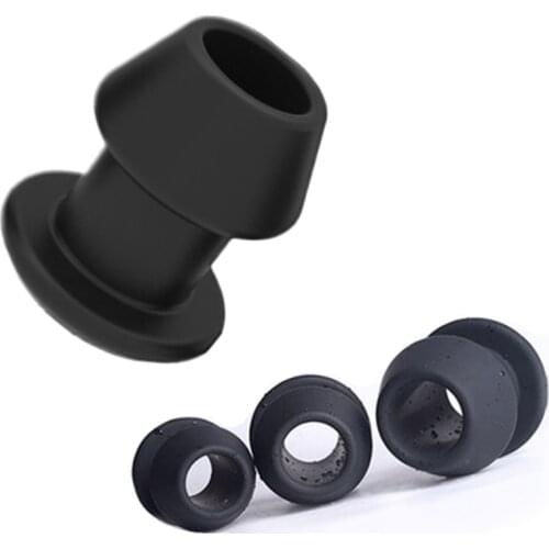 Hollow anal expander huge anal plug silicone dildo man anus plugs prostate massage vagina dilator anal sex toys for men/women