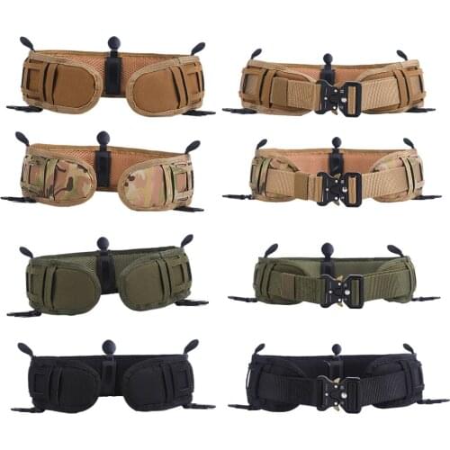 Patrol Belt Adjustable Hunting Waist Patrol Belts for Outdoor Gaming Hunting Shooting, Field Battle Modular Waist Straps