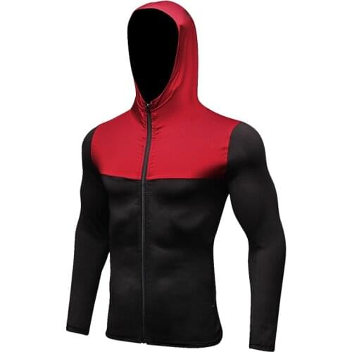 No.11,Winter Autumn Running Sport Hoodies Jacket Men Training Fitness Gym Hoodies Zipper Quick Dry Windproof Sweatshirts Coat