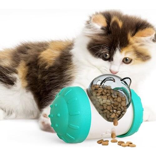 Pet Products Dog Treat Leaking Toy with Wheel Toy for Pet Dog Cat Food Dispensing Toy Interactive Toy Treat Leakage Slow Feeder