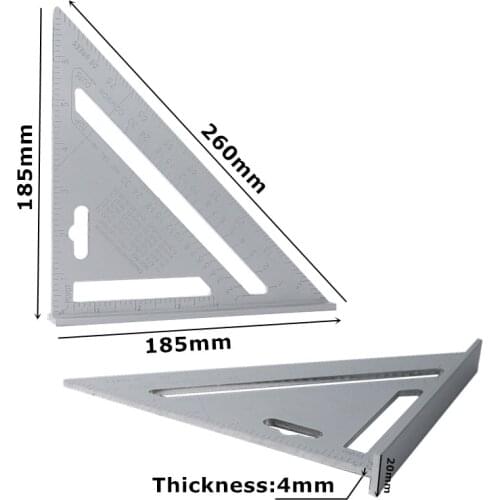 Tools Triangle ruler Precision Corrosion resistance Carpenter Measuring