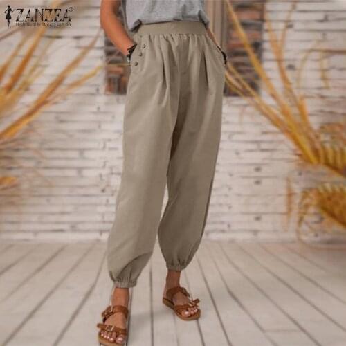 ZANZEA Women's Loose Pants