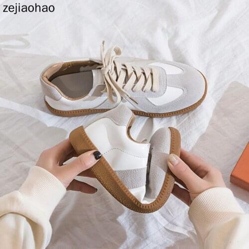 Zejiaohao Autumn Women Shoes Flats Causual Ladies Sports Shoes Fashion Air Mesh Lace Up Light Breathable Female Sneakers ks-0629