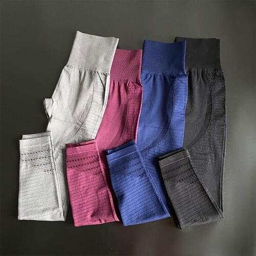 Dropship High Waist Fitness Womens Full Length Tights Running Pants Shaping Girls Yoga Pants Exercise Pants Yoga Leggings