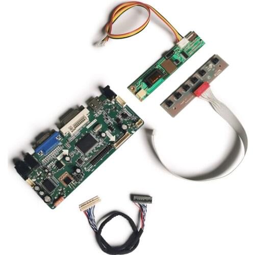 1CCFL M.NT68676 20 Pin LVDS monitor controller board DIY kit matrix 1280*800 VGA DVI Fit B133EW01/B121EW05/B121EW06