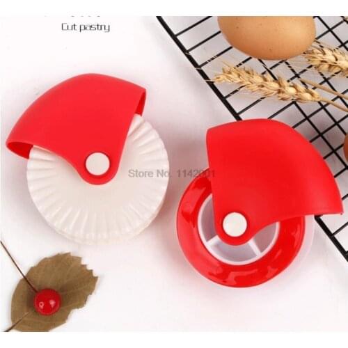 100pcs Baking Cutter Pastry Pie Decor Cutter Plastic Wheel Roller for Pizza Pastry Lattice Cutter Pastry Pie Crust Baking Cutter