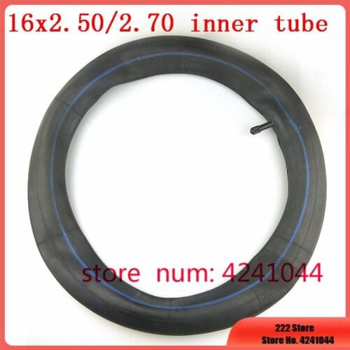 16x2.50/2.70 with a bent angle valve stem inner tube fits 16x2.50 16x2.70 Electric Bike,Kid Bike,Small BMX and Scooter tire