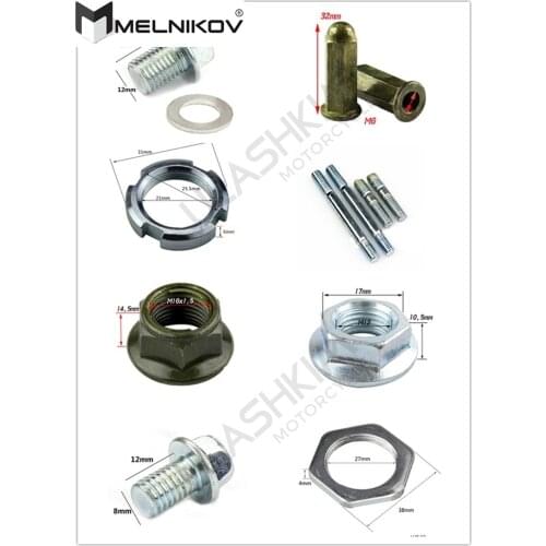 4 stroke Scooter Moped ATV 152qmi 157qmj 139QMB 139QMA 1P37QMA Engine GY6 50 80 125 150 standard parts screws nut