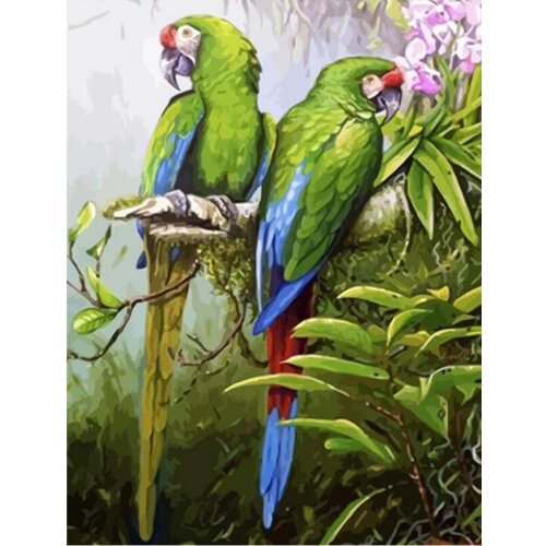 Diy Diamond embroidery Forest parrot full drill 5d diamond painting Cross Stitch pictures of Rhinestones painting home decor art