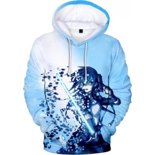 Aikooki Anime Hoodie 3D Sword Art Online Hoodies Men Women Casual SweatshirtHarajuku Sweatshirt Sword Art Online 3D Hoodies Men