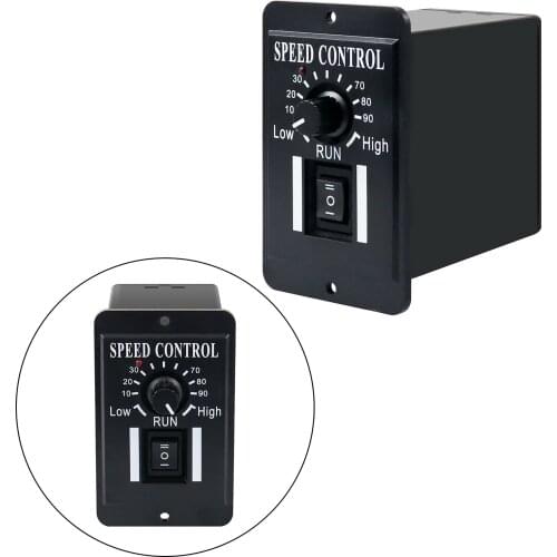 Artudatech 12V 24V 36V 48V PWM DC Motor Speed Controller Reversible Switch 6A Regulator