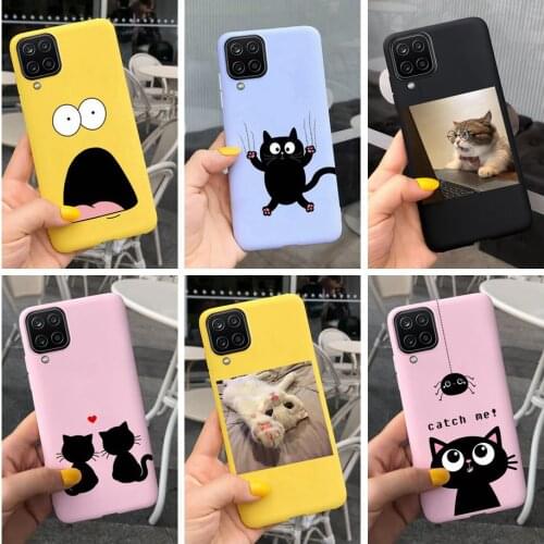 For Samsung Galaxy A12 Case SM-A125F A125F Silicone Soft TPU Cover 6.5'' Fundas Coque For Samsung A12 A 12 GalaxyA12 Phone Cases