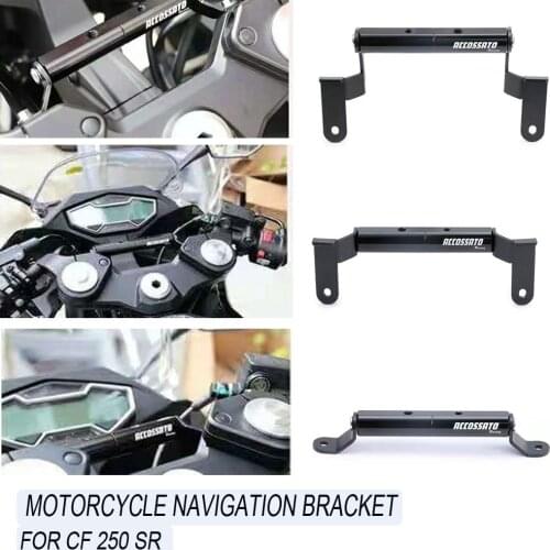 For CFMOTO Cf250sr CF250 SR CF 250 SR 250SR Motorcycle Navigation Bracket Stand Holder Phone Mobile Phone GPS Plate Bracket