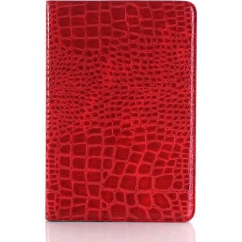For iPad Mini 5th 4th Case Crocodile Synthetic Leather Fashion 7.9 inch Smart Cover for Women Folio Stand Support Card Holder