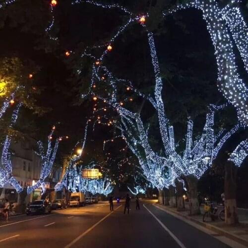 100M 24V 800LED String Light AC EU Plug Transformer Safe Fairy Lights For Christmas Wedding Holiday Garden Party Lights Bedroom