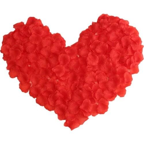 Simulation rose petals wedding birthday party baby shower supplies non-woven fabric hand sprinkled fake petals photo props