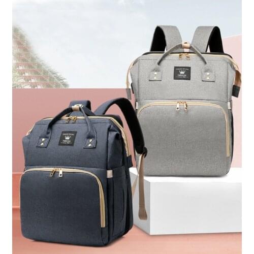 KEAIYOUHUO Summer New Mommy Bags Mother Large Capacity Travel Nappy Backpacks With Changing Mat Convenient Baby Nursing Bags