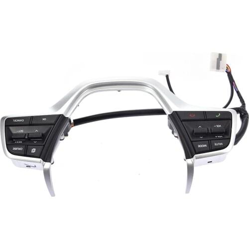 Car Blue.tooth Button Control Volume Channel Phone Cruise Control Steering Wheel Buttons Switch For Hyundai Elantra 1.6L
