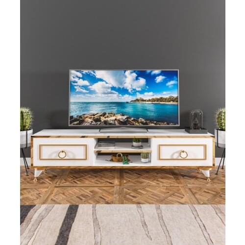 Lotus Tv Unit White